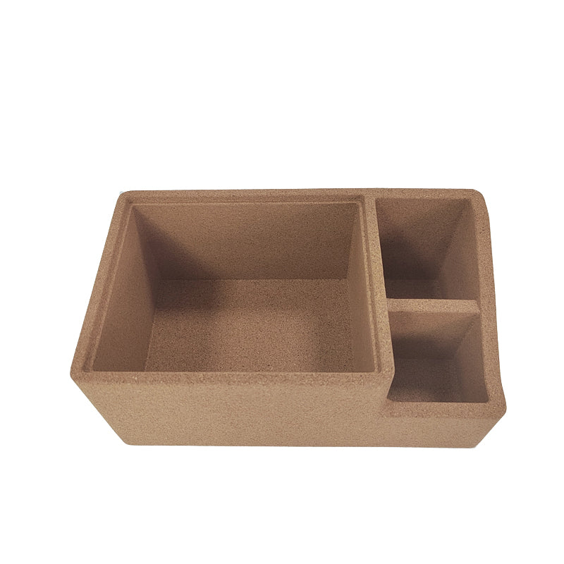 Cork Desktop Organizer Cork Tissue Box Cork Pen Holder